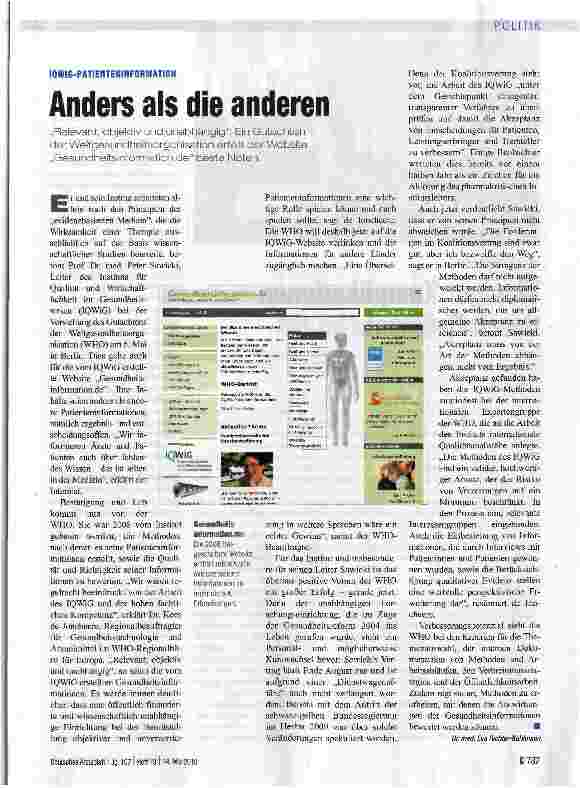Vorschauseite 1: Anders als die anderen