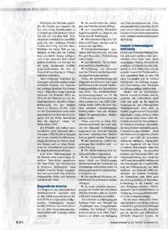 Vorschauseite 2: Persönliche Beziehung statt virtueller Realität