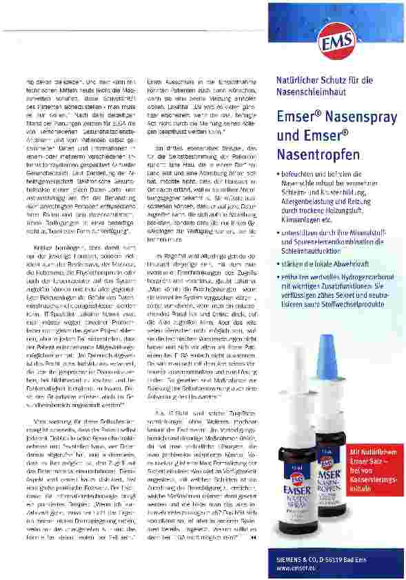 Vorschauseite 2: Patienten brauchen Selbstbestimmung