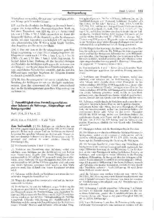 Vorschauseite 4: Unzulässigkeit von Ginkgo in Lebensmitteln