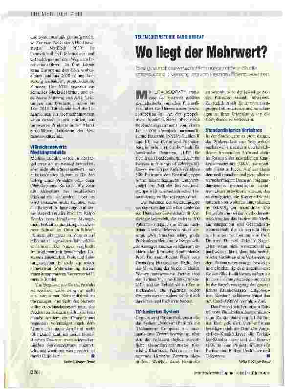 Vorschauseite 1: Wo liegt der Mehrwert?