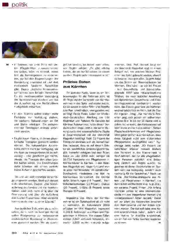 Vorschauseite 3: Zu rasch ins Krankenhaus!