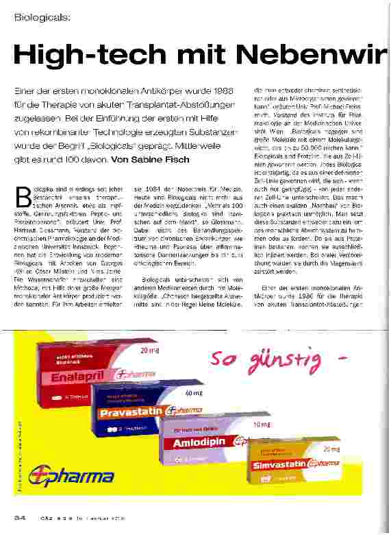 Vorschauseite 1: High-tech mit Nebenwirkungen