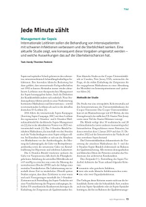 Vorschauseite 2: Jede Minute zählt