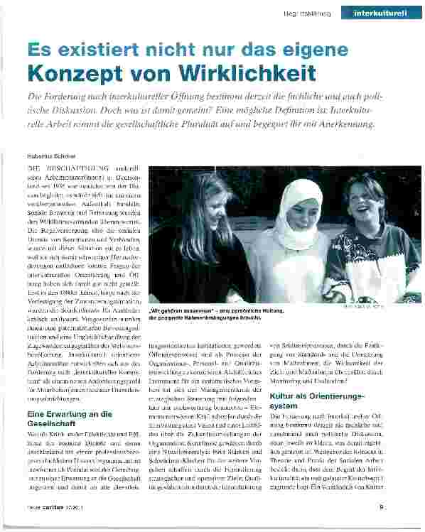 Vorschauseite 1: Es existiert nicht nur das eigene Konzept von Wirklichkeit