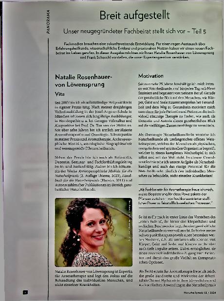 Vorschauseite 1: Breit aufgestellt: Unser neugegründeter Fachbeirat stellt sich vor - Teil 5