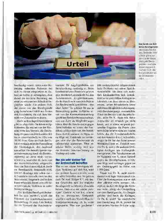 Vorschauseite 3: Wenn Arzte ihre Pflicht verletzen