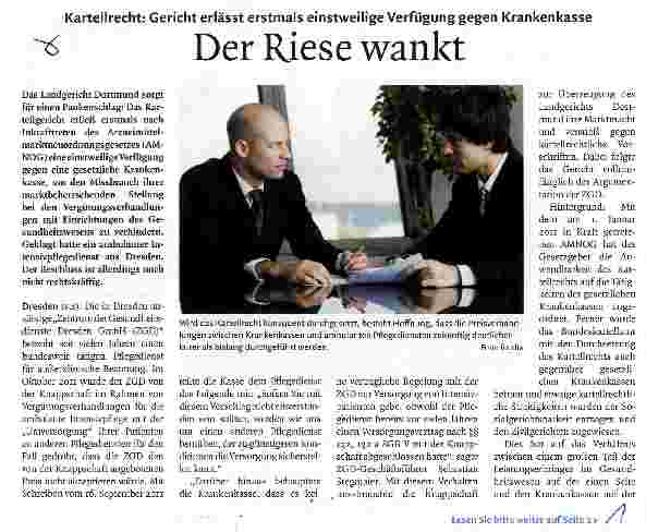 Vorschauseite 1: Der Riese wankt