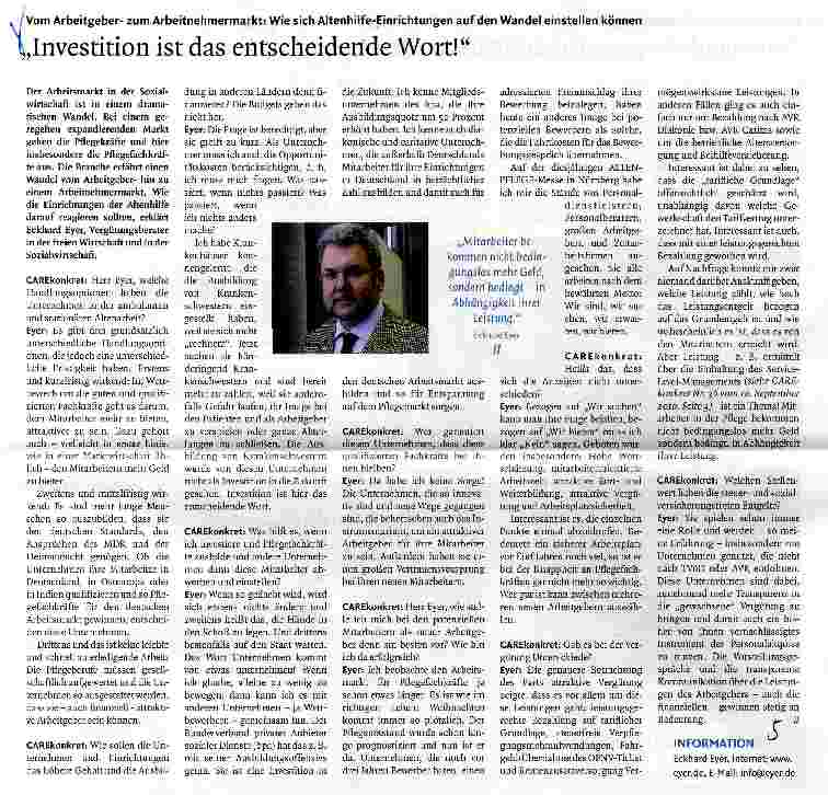 Vorschauseite 1: Investition ist das entscheidende Wort!