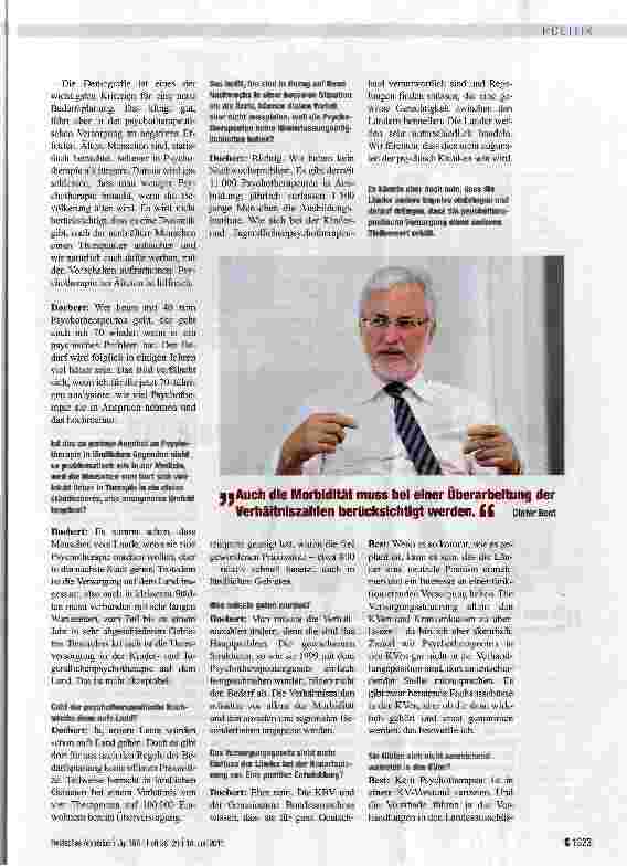 Vorschauseite 2: „Wir hätten uns von dem Gesetz mehr Schutz gewünscht