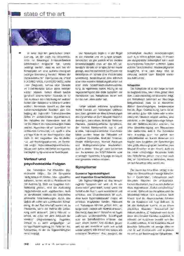 Vorschauseite 3: Narkolepsie