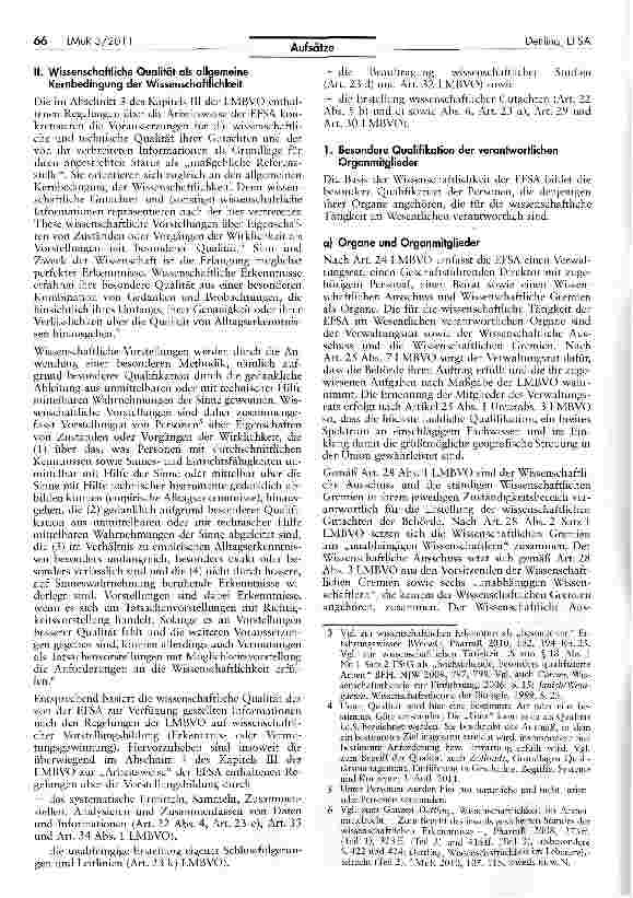 Vorschauseite 2: EFSA als wissenschaftliche Behörde