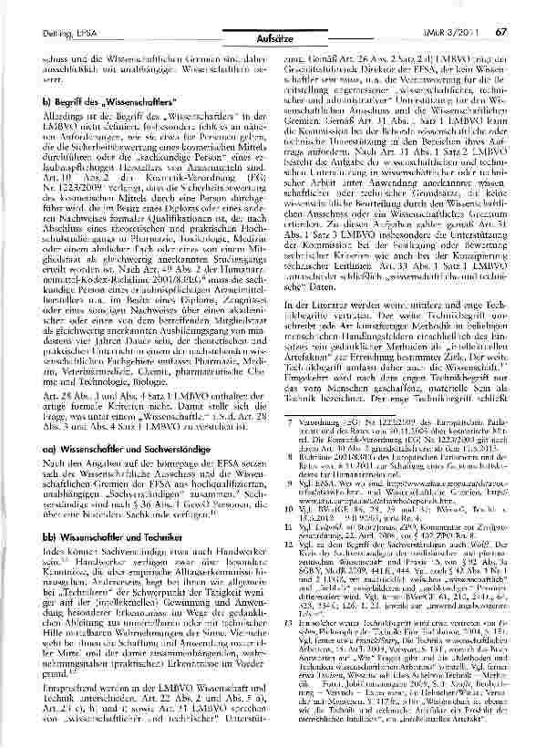 Vorschauseite 3: EFSA als wissenschaftliche Behörde