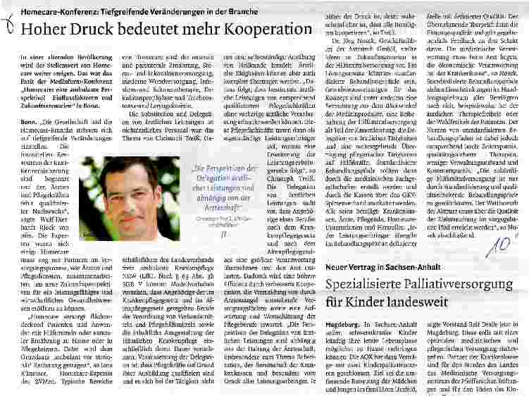 Vorschauseite 1: Hoher Druck bedeutet mehr Kooperation