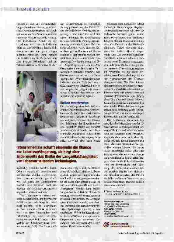 Vorschauseite 3: Chronisch kritisch-krank