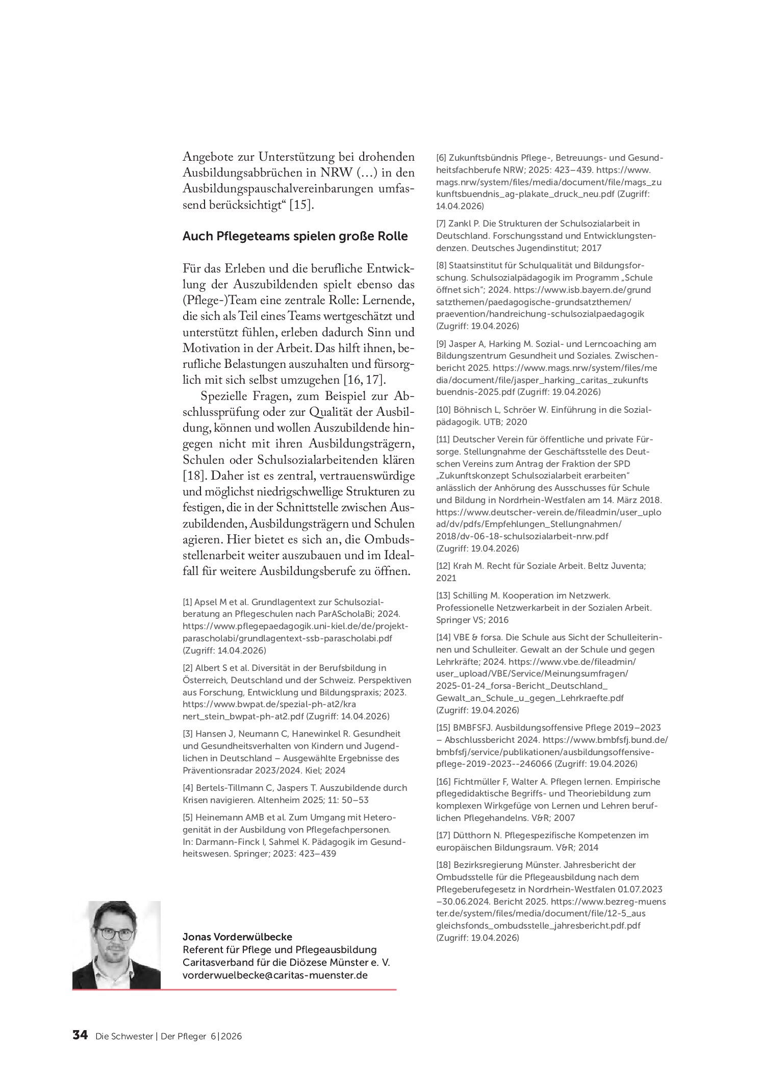 Vorschauseite 5: Hilfe außerhalb von Noten und Hierarchie