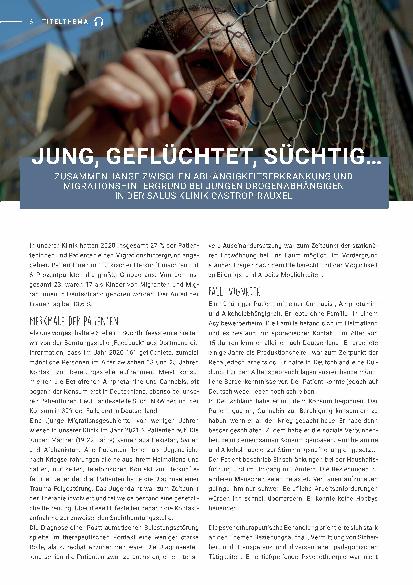 Vorschauseite 1: Jung, geflüchtet, süchtig...
