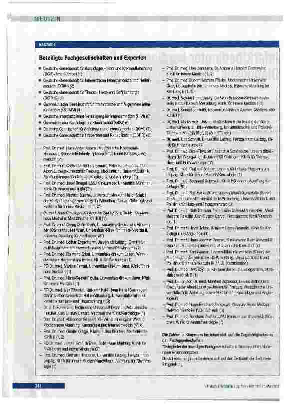 Vorschauseite 2: Infarktbedingter kardiogener Schock Diagnostik, Monitoring und Therapie