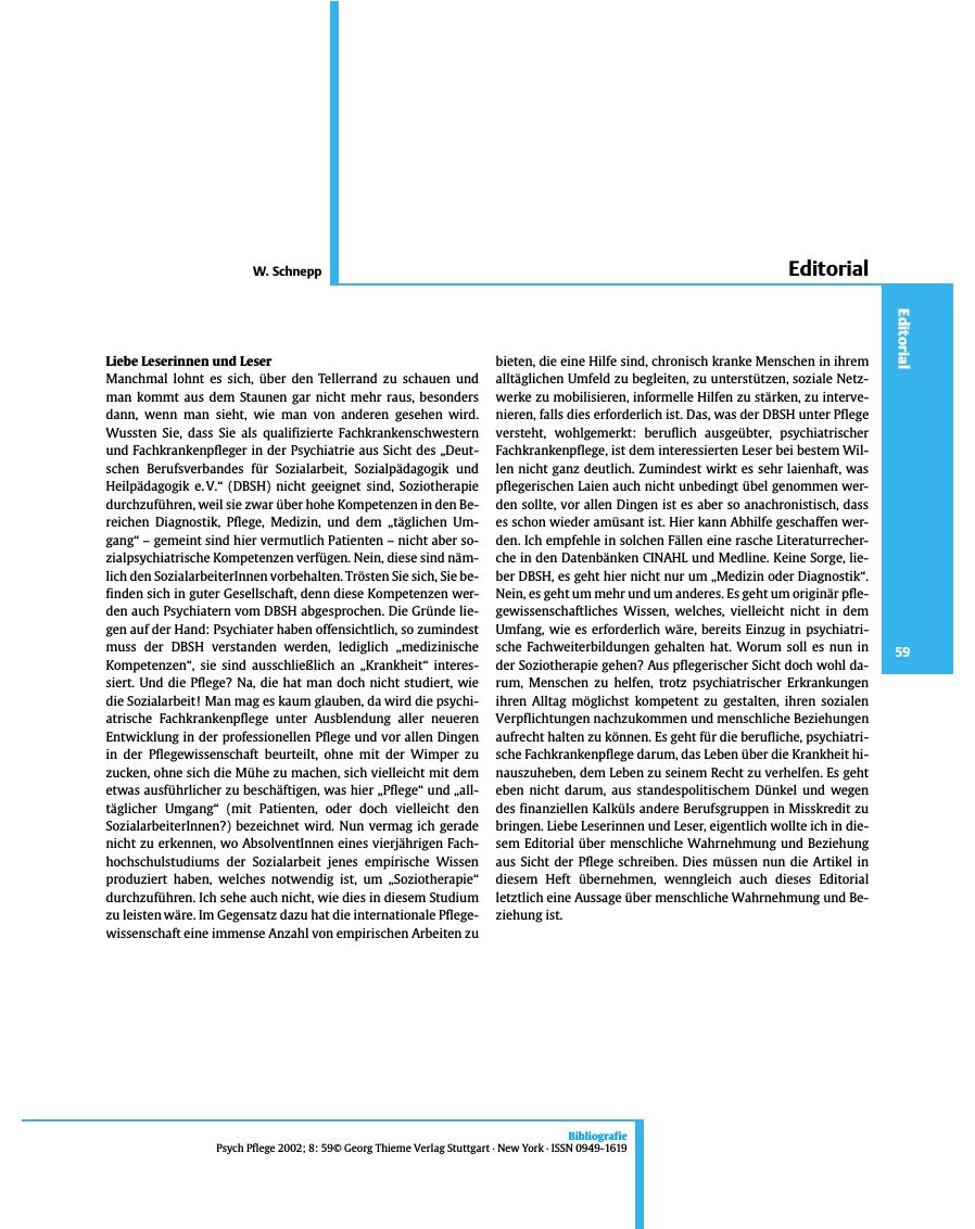 Vorschauseite 1: Editorial