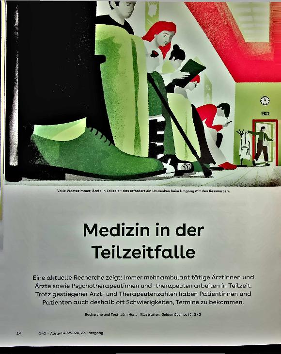 Vorschauseite 1: Medizin in der Teilzeitfalle
