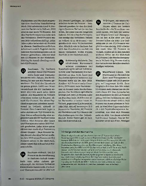 Vorschauseite 5: Medizin in der Teilzeitfalle