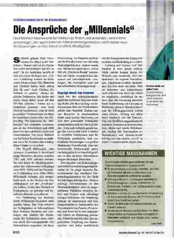 Vorschauseite 1: Die Ansprüche der „Millenniais