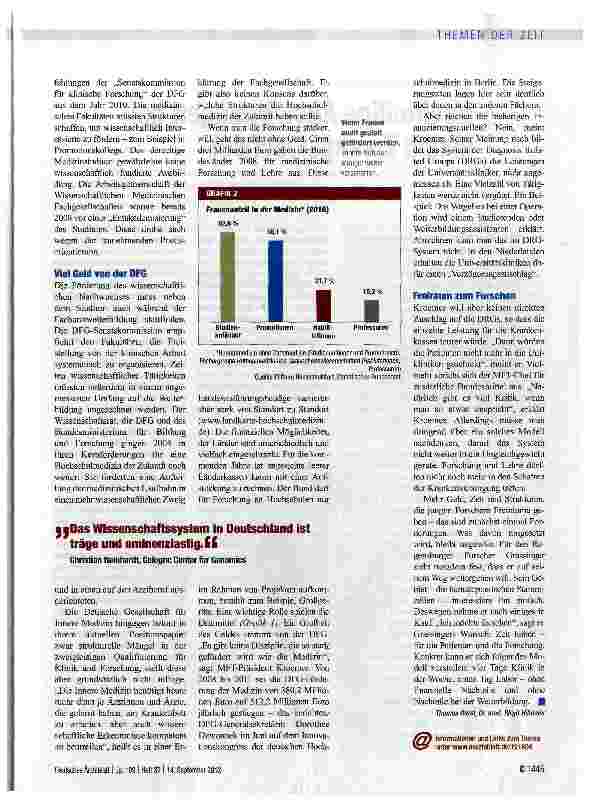 Vorschauseite 4: Ärztemangel im Labor