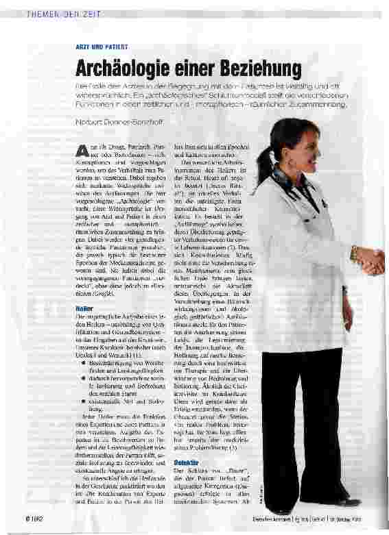 Vorschauseite 1: Archäologie einer Beziehung