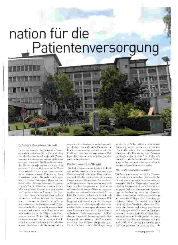 Vorschauseite 2: Ideale Kombination für die Patientenversorgung