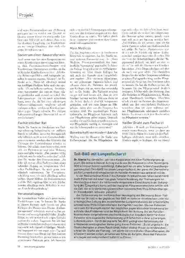 Vorschauseite 3: Ideale Kombination für die Patientenversorgung