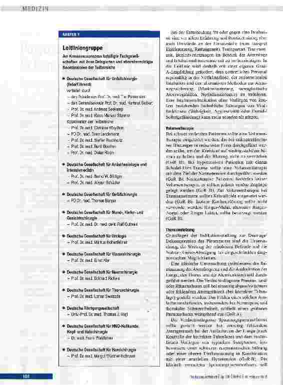Vorschauseite 3: Polytrauma und Schwerverletztenbehandlung