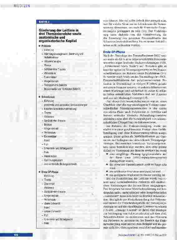 Vorschauseite 5: Polytrauma und Schwerverletztenbehandlung