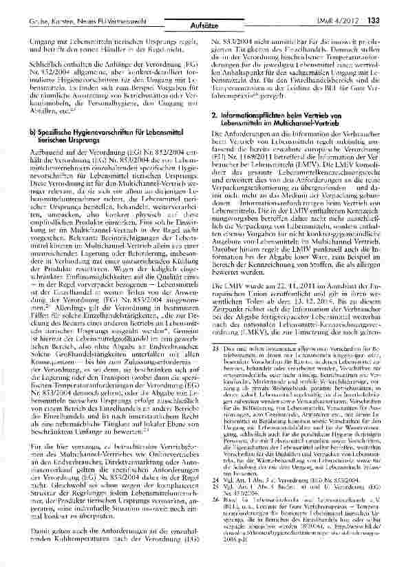 Vorschauseite 5: Neues EU-Vertriebsrecht für die Lebensmittelwirtschaft