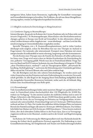 Vorschauseite 4: Alltagstriage: Ein ethisches Dilemma medizinischen Handelns in wirtschaftlich armen Ländern – ein Effekt globaler Ungerechtigkeit