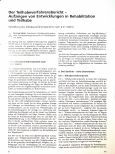 Vorschauseite 1: Der Teilhabe-Verfahrensbericht - Aufzeigen von Entwicklungen in Rehabilitation und Teilhabe