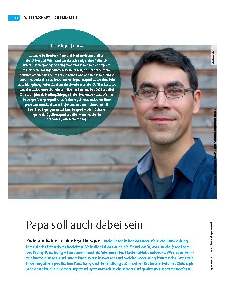 Vorschauseite 1: Papa soll auch dabei sein.