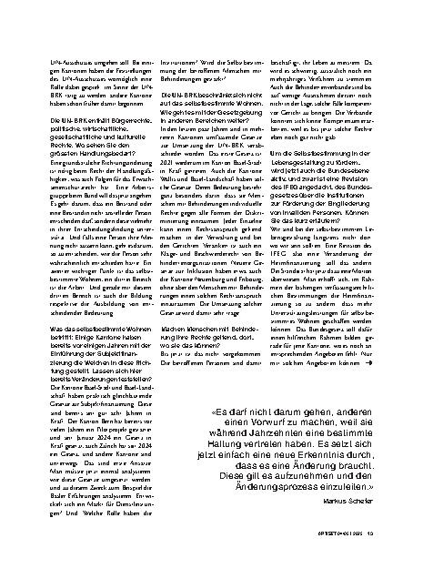 Vorschauseite 2: «Wir müssen auf die Moralkeule verzichten»