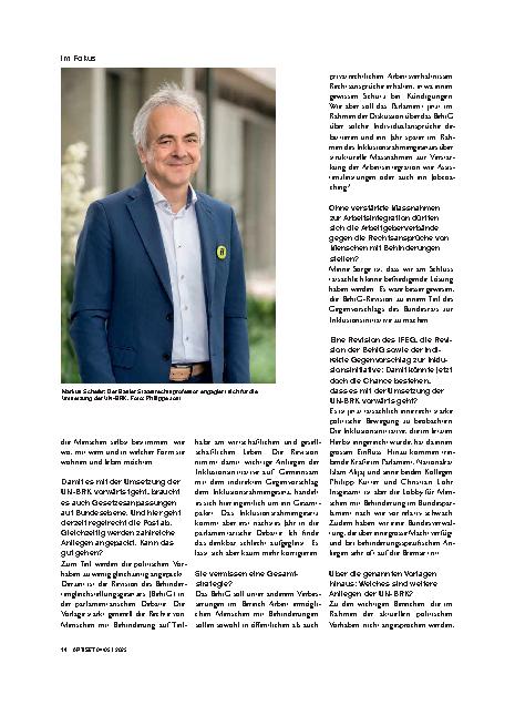 Vorschauseite 3: «Wir müssen auf die Moralkeule verzichten»