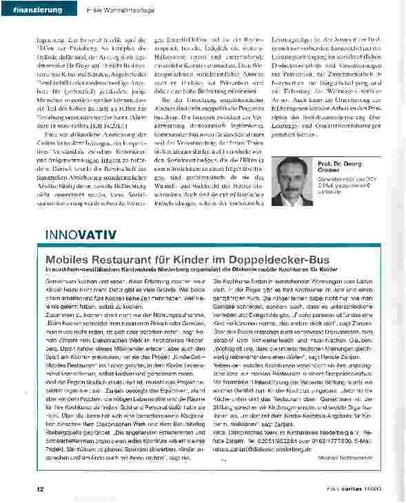 Vorschauseite 4: Caritas und Kommunen: Statt Partner Lieferanten?
