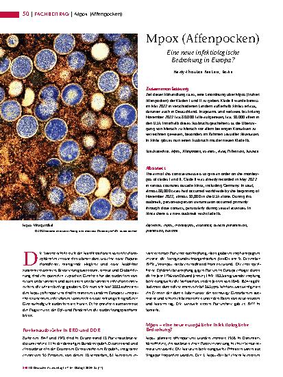 Vorschauseite 1: MPOX (Affenpocken)