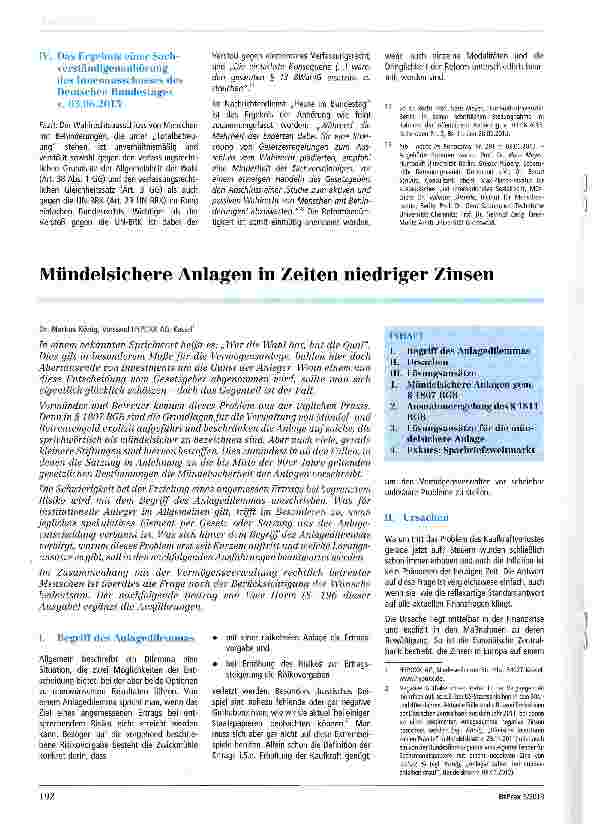 Vorschauseite 3: Der Ausschluss vom Wahlrecht von Menschen mit Behinderungen