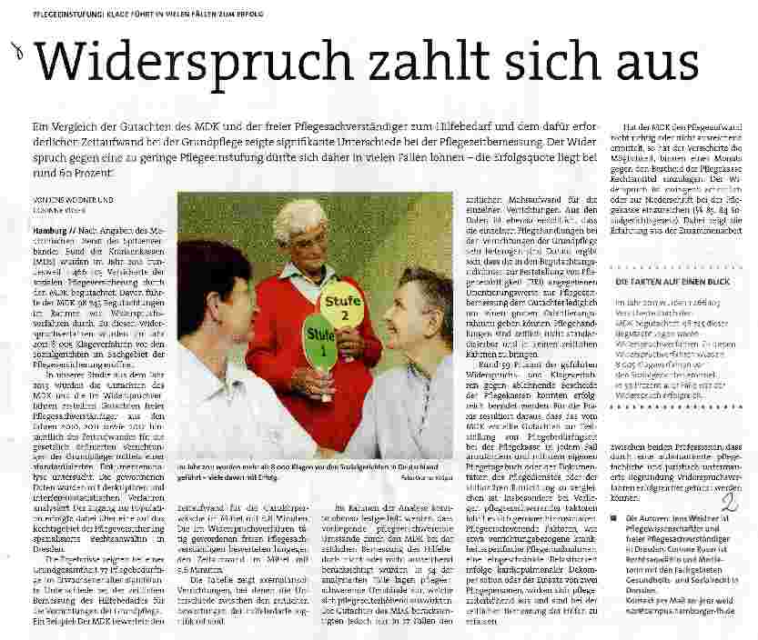 Vorschauseite 1: Widerspruch zahlt sich aus
