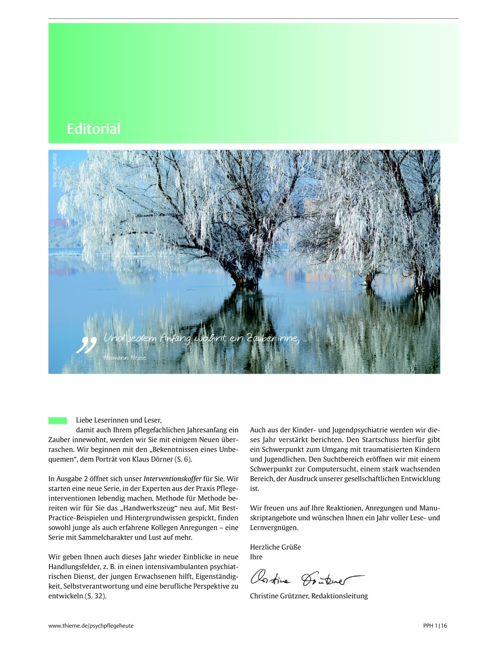 Vorschauseite 1: Editorial