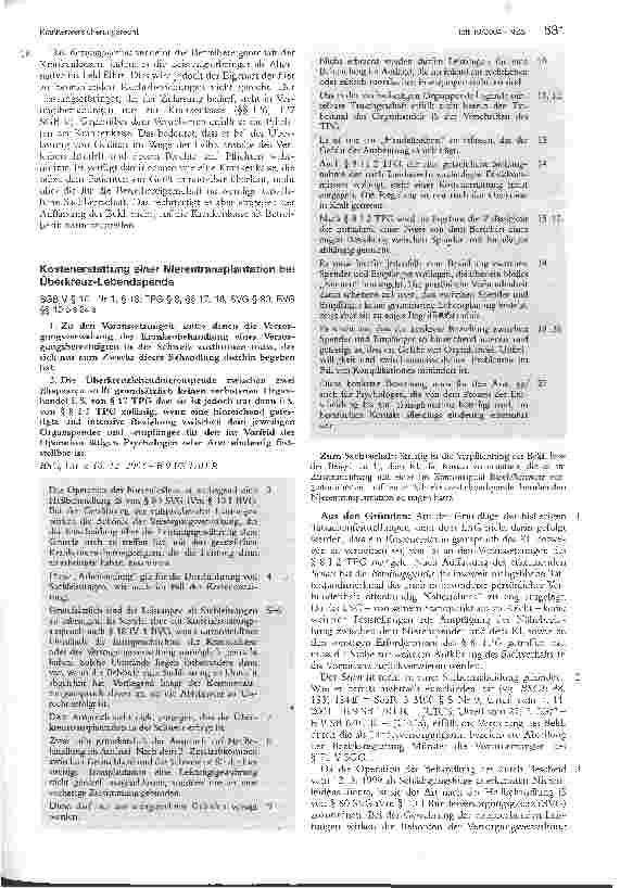 Vorschauseite 4: KrankenversicherungsrechtGesetzliche Krankenkasse keine Betreiberin i. S. der Medizinprodukte - Betreiberverordnung