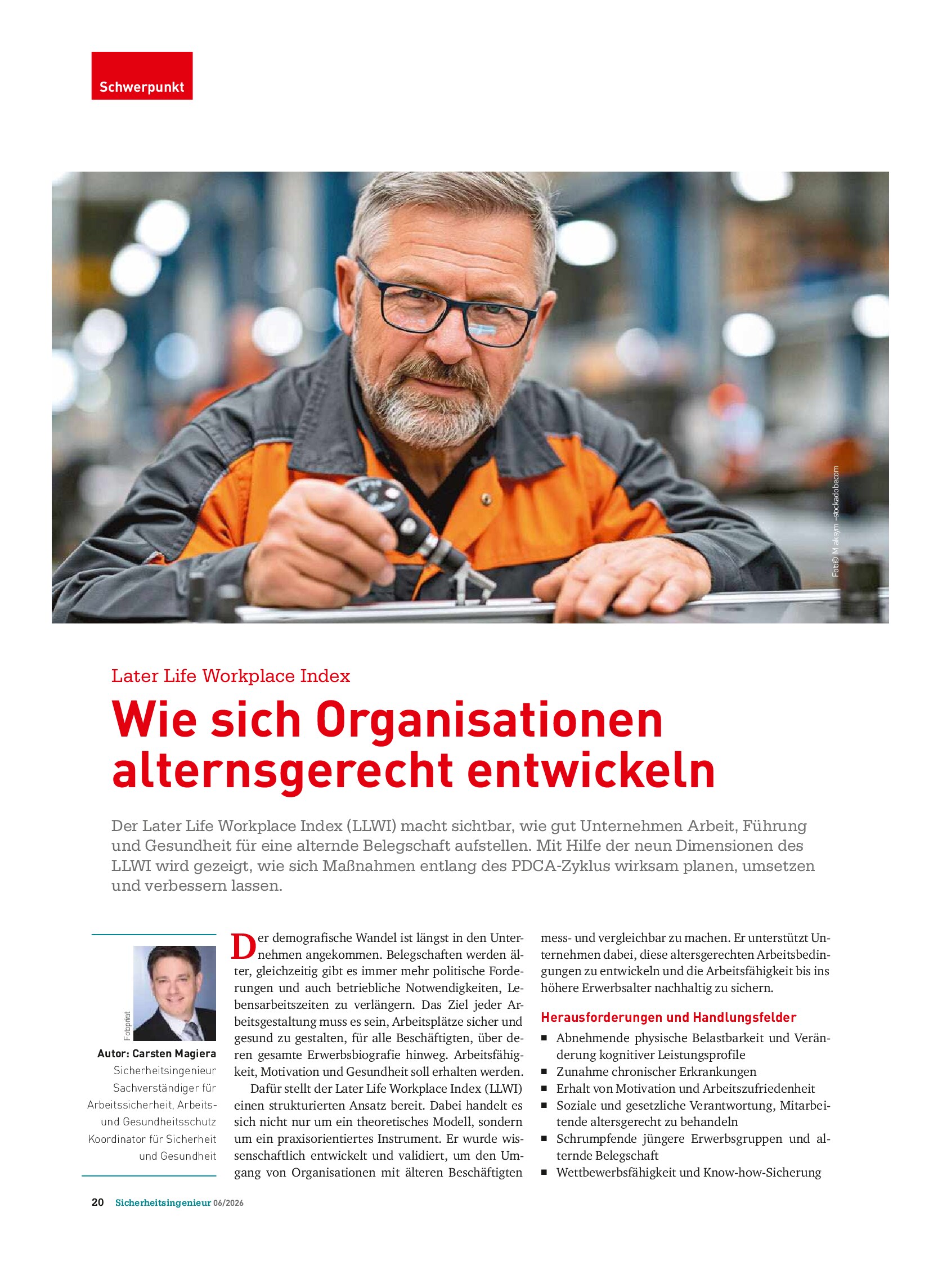 Vorschauseite 1: Wie sich Organisationen alternsgerecht entwickeln