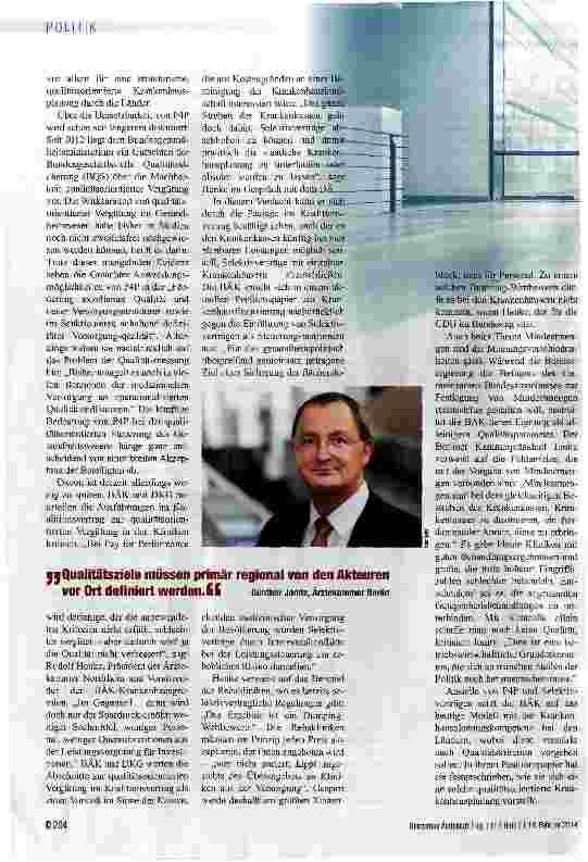 Vorschauseite 2: Qualität Fokus