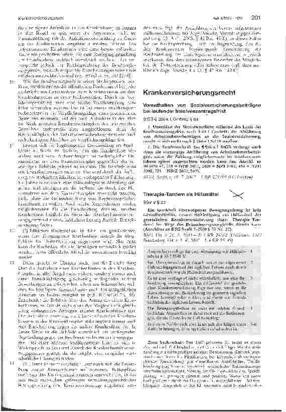 Vorschauseite 1: Therapie-Tandem als Hilfsmittel BSG, Urteil vom 26. 3. 2003
