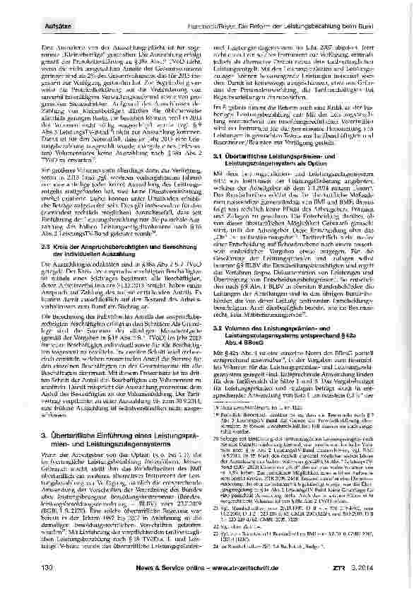 Vorschauseite 4: Die Reform der Leistungsbezahlung beim Bund