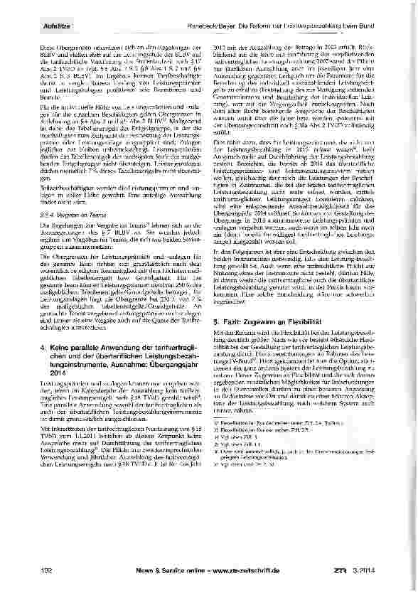 Vorschauseite 6: Die Reform der Leistungsbezahlung beim Bund