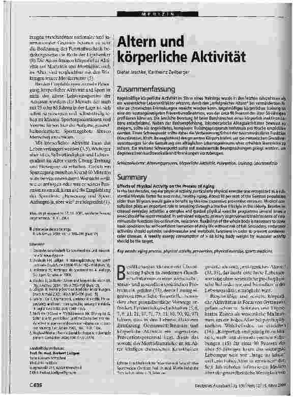 Vorschauseite 2: Alter, Altern und Bewegung